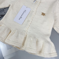 Knit Peplum Cardigan