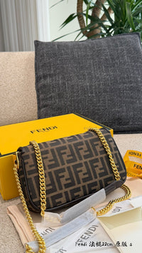 Jacquard Baguette Bag
