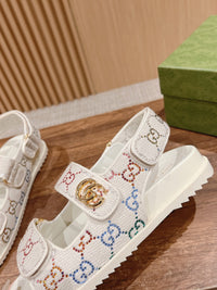 Monogram Sandals