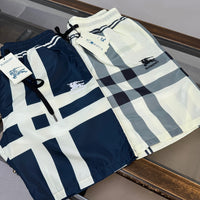 Check Print Swim Shorts