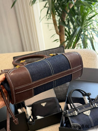 Bonnie Small Denim Leather Bag