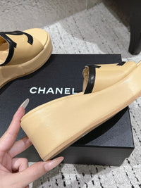 Platform Slide Sandals