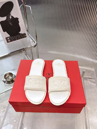 VLogo Espadrille Slides