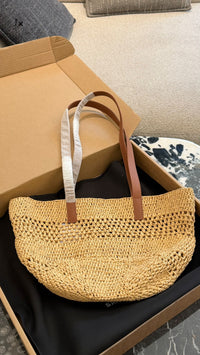 Panier Small Raffia Bucket Bag