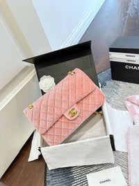 Velvet Flap Bag