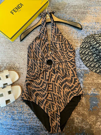 Logo One Piece Swimsuit