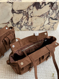 Suede Route Tote