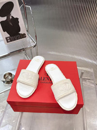 VLogo Espadrille Slides