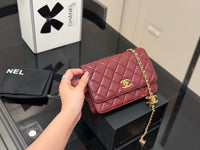 Mini Flap Bag with Charm