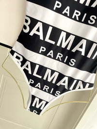 Logo One Piece Swimsuit