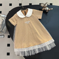 Roma Embroidered Peter Pan Collar Dress