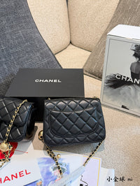 Mini Classic Flap Bag Lambskin