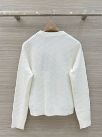 Fine Fabric Jacquard Cardigan