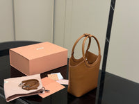 Ivy Leather Top Handle Bag