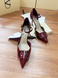 Signature D'Orsay Patent Leather Pumps
