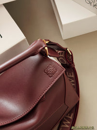 Puzzle Edge Top-Handle Bag