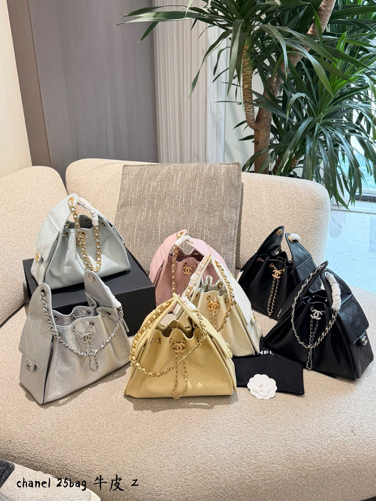 25 Bag Grained Calfskin