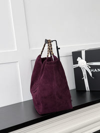 26C Suede Shopping Tote