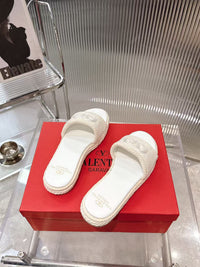 VLogo Espadrille Slides