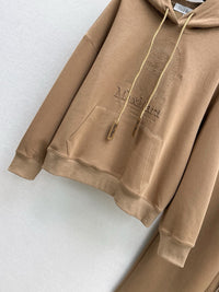 Andrea Logo Embroidered Drawstring Hoodie Set