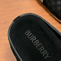 Check Suede Urchin Clogs
