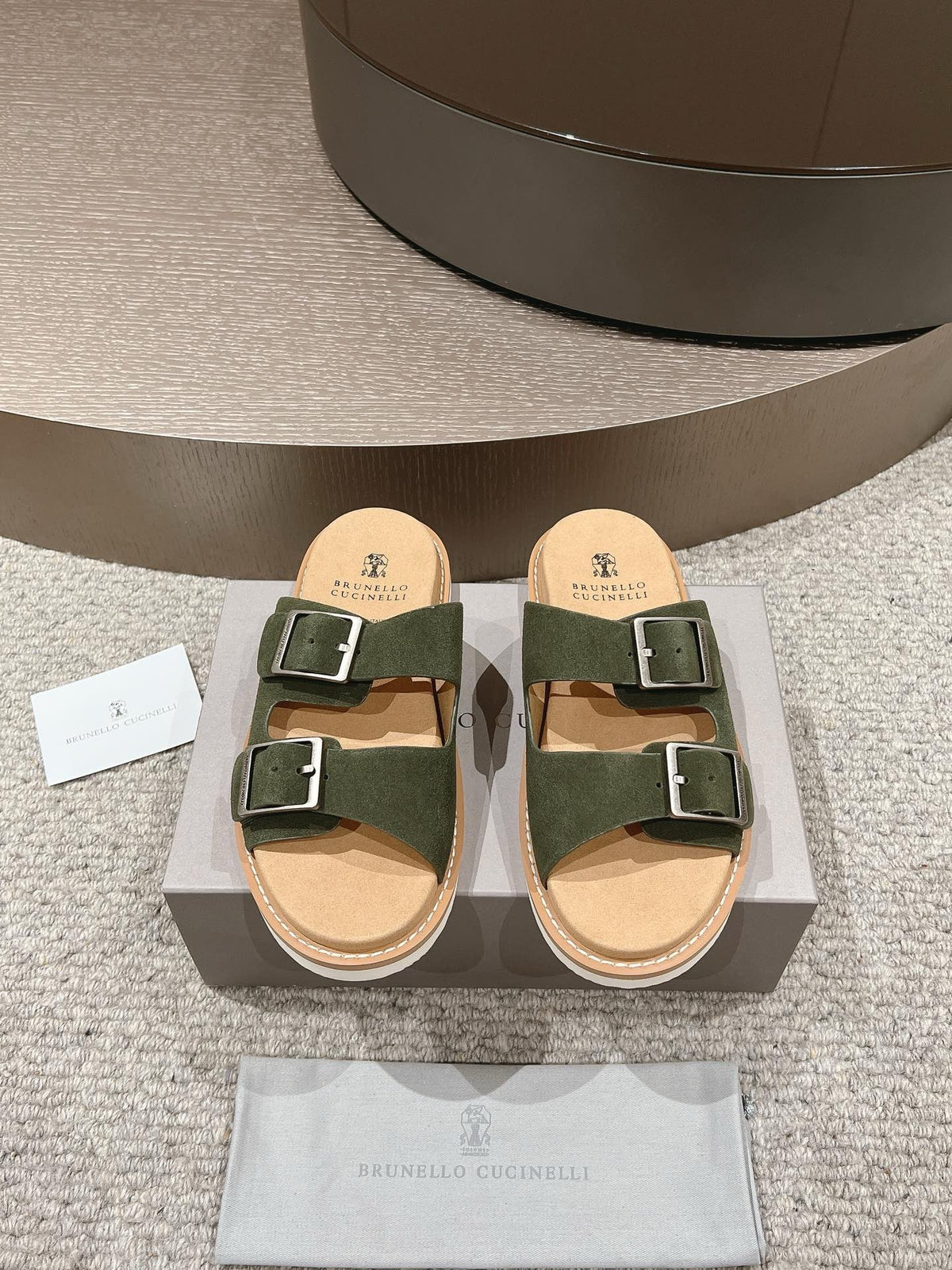 Suede Sandals