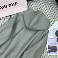 26S Nappa Leather Hoodie
