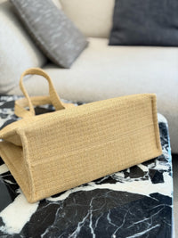 Teen Cabas Triomphe Raffia Tote