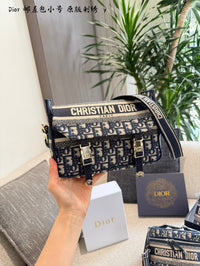 Oblique Embroidered Messenger