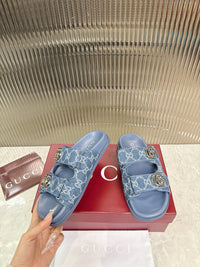 Canvas Slide Sandals
