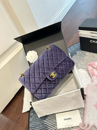 Velvet Flap Bag
