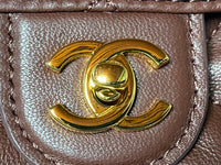 Drawstring Flap Bag Lambskin
