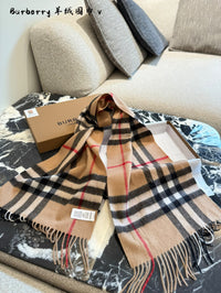 Check Cashmere Scarf