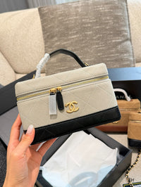 Vanity Case Suede Calfskin