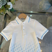 Oblique Polo T-Shirt & Shorts Set
