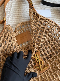 Raffia Oxalis Crochet Shoulder Bag