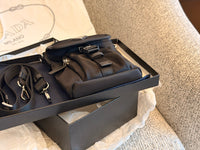Re-Nylon and Saffiano leather Shoulder Bag