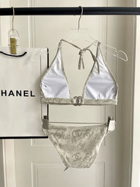 Logo Halter Bikini Set