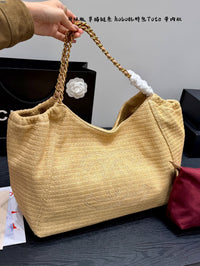25S Raffia Hobo Tote