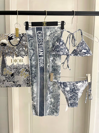 Oblique 3-Piece Bikini Set