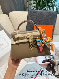 Mini Kelly Bag Craie Epsom Leather