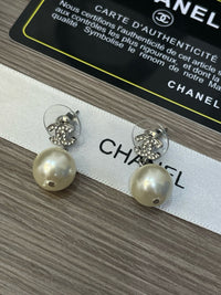 Logo Pearl Earrings