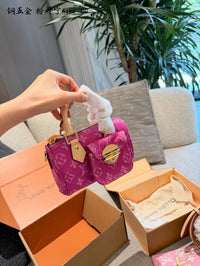 Nano Speedy Bag Denim Pink