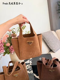 Suede Tote Bag