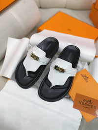 Black Rubber Slides