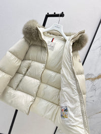 26S Laichefur Shearling-Trimmed Short Down Jacket