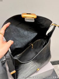 Clicca Leather Shoulder Bag