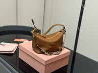 Nappa Leather Pouch Bag
