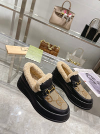 Platform Slip-On Loafers