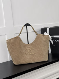 26C Suede Shopping Tote